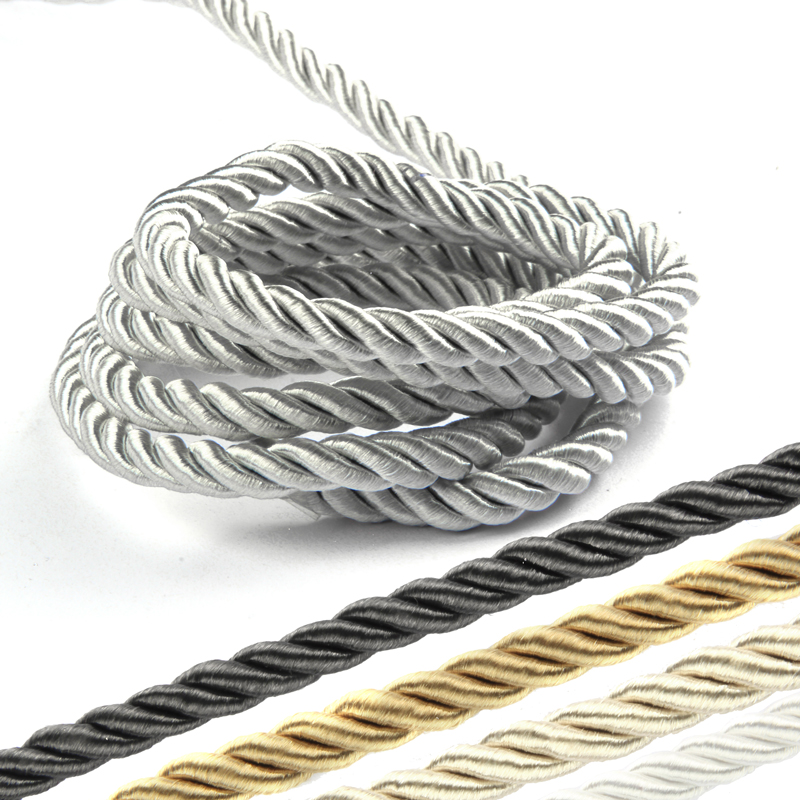 Cord Trim Twisted - 5YD/Lot 8mm Twisted Trim Cord Rope