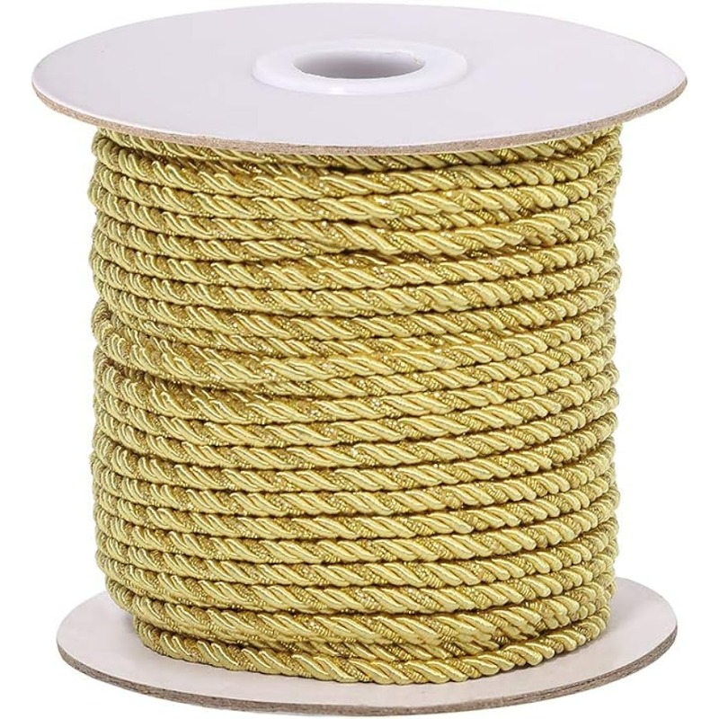 Cord Trim Twisted - 3mm / 35 Yards Metallic Twisted