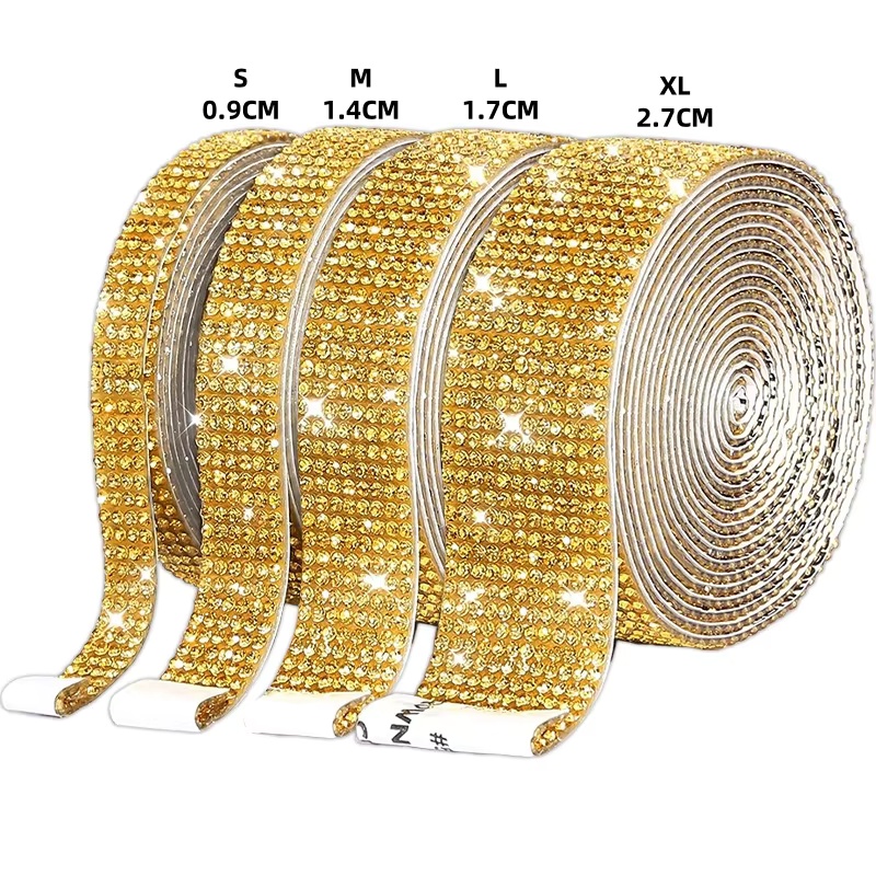 1Yard Self Adhesive Rhinestone - Hotfix Rhinestone Sheet ulasan dan harga