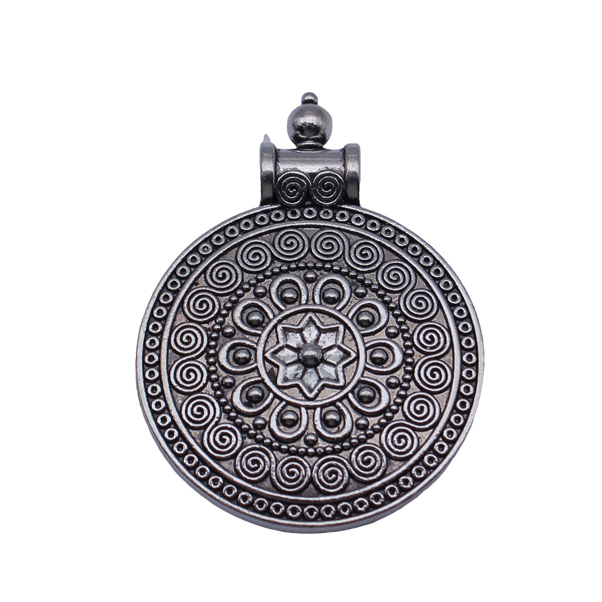 Boho Ethnic Mandala Pendant Fl - Embellishment Crafts ulasan dan harga