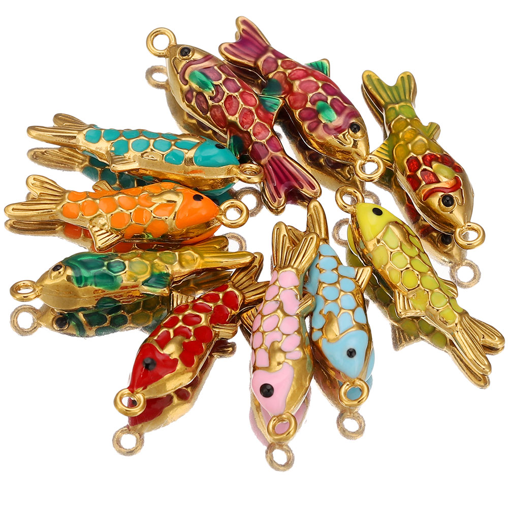 2pcs Stainless Steel Colorful  - Embellishment Crafts ulasan dan harga