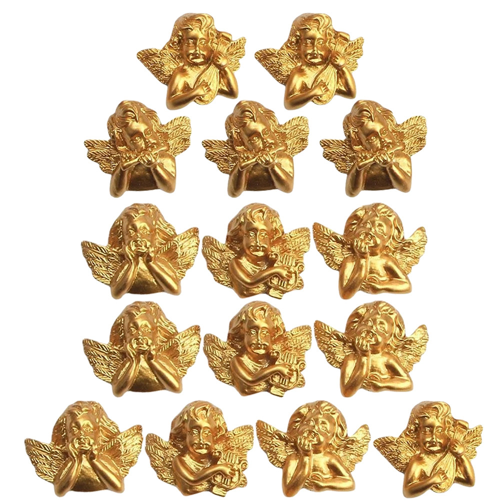 15pcs Resin Angel Accessories  - Embellishment Crafts ulasan dan harga