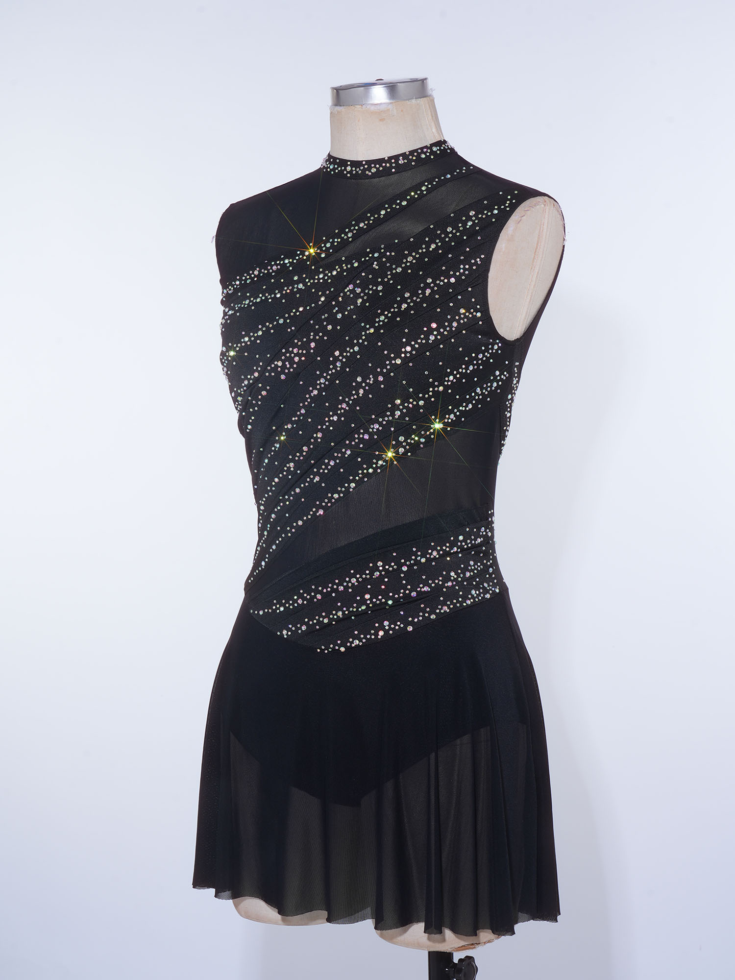 Rhinestone Women Backless Irre - Rhinestone Banding Trim ulasan dan harga