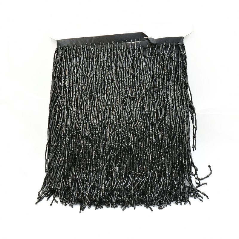 1yard 10cm wide glass Beaded F - Beaded Trim Fringe ulasan dan harga